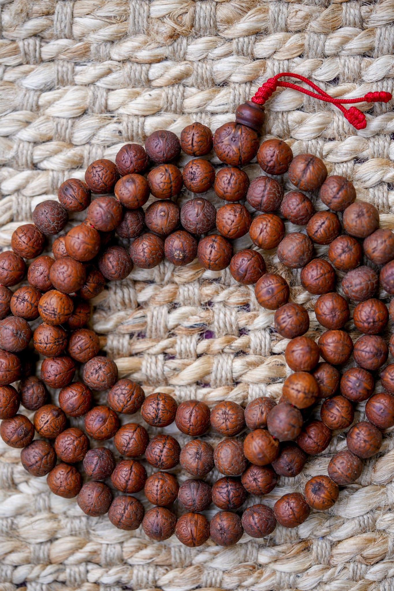 Antique Dark Bodhi Bead Mala - Image 3
