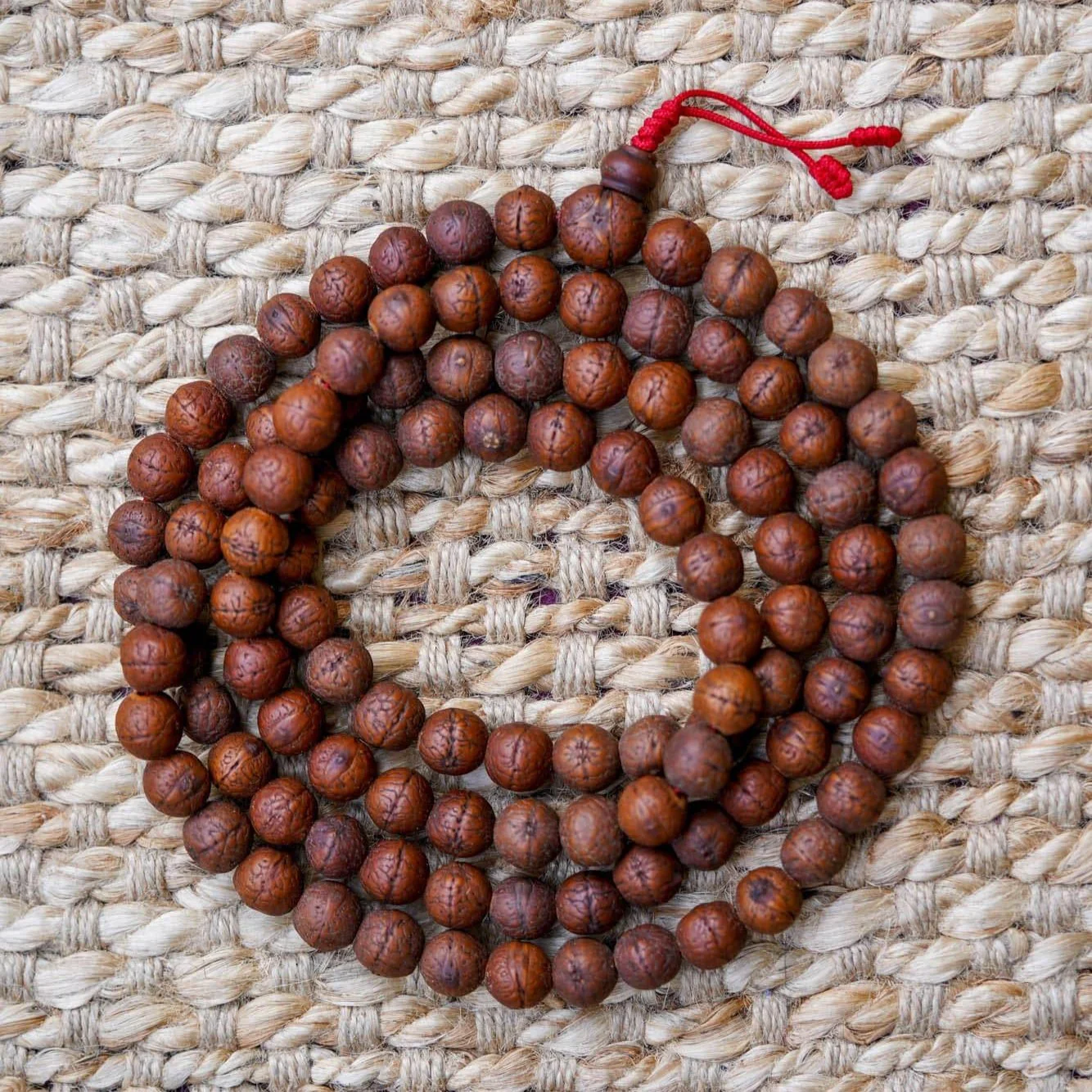 Antique Dark Bodhi Bead Mala - Image 4