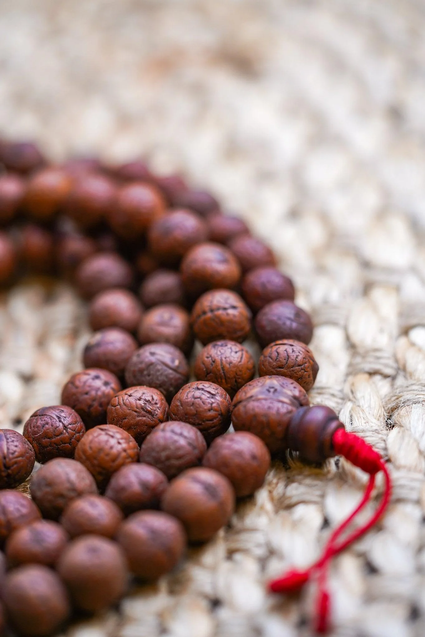 Antique Dark Bodhi Bead Mala - Image 5