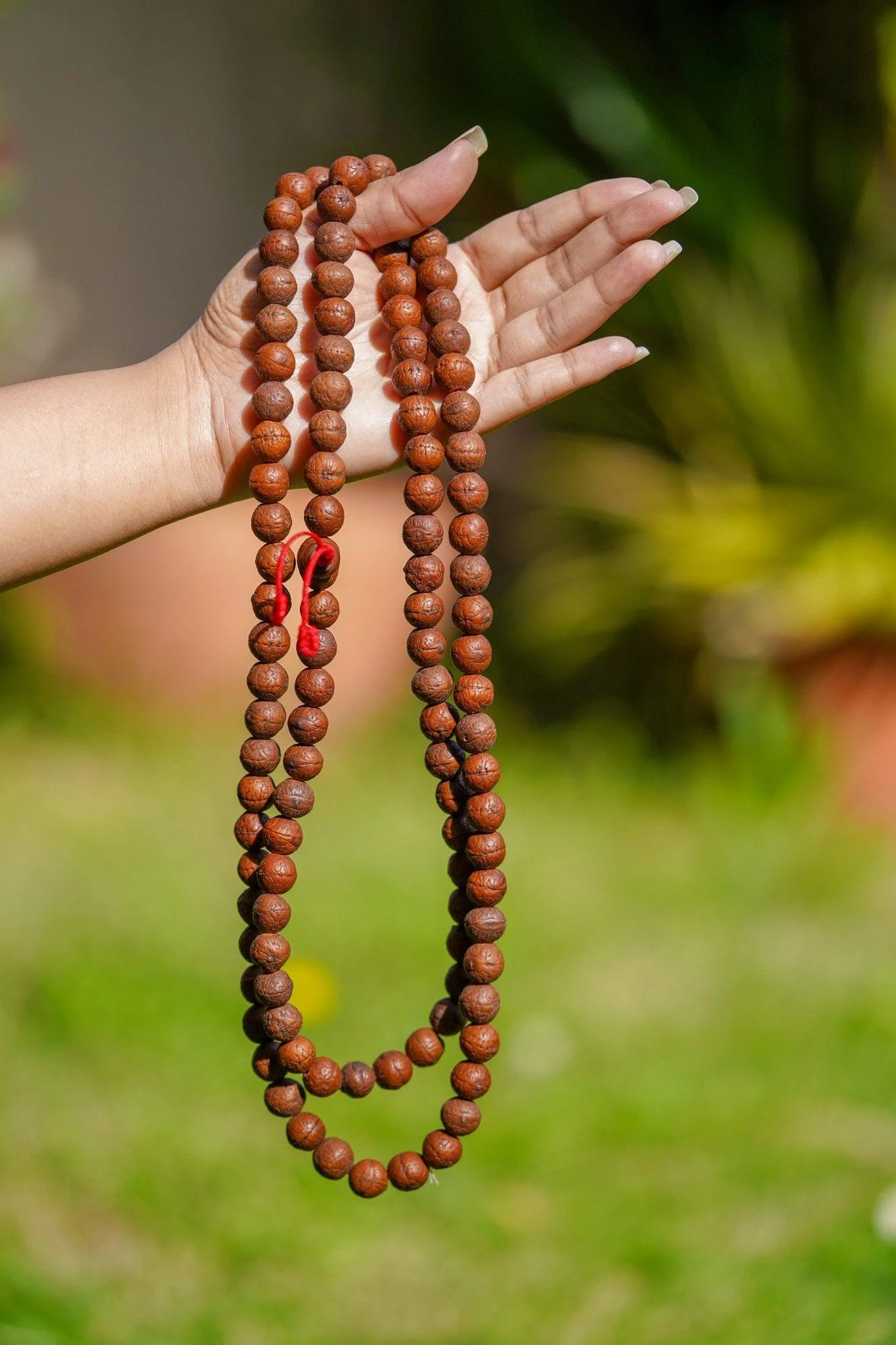 Antique Dark Bodhi Bead Mala - Image 7