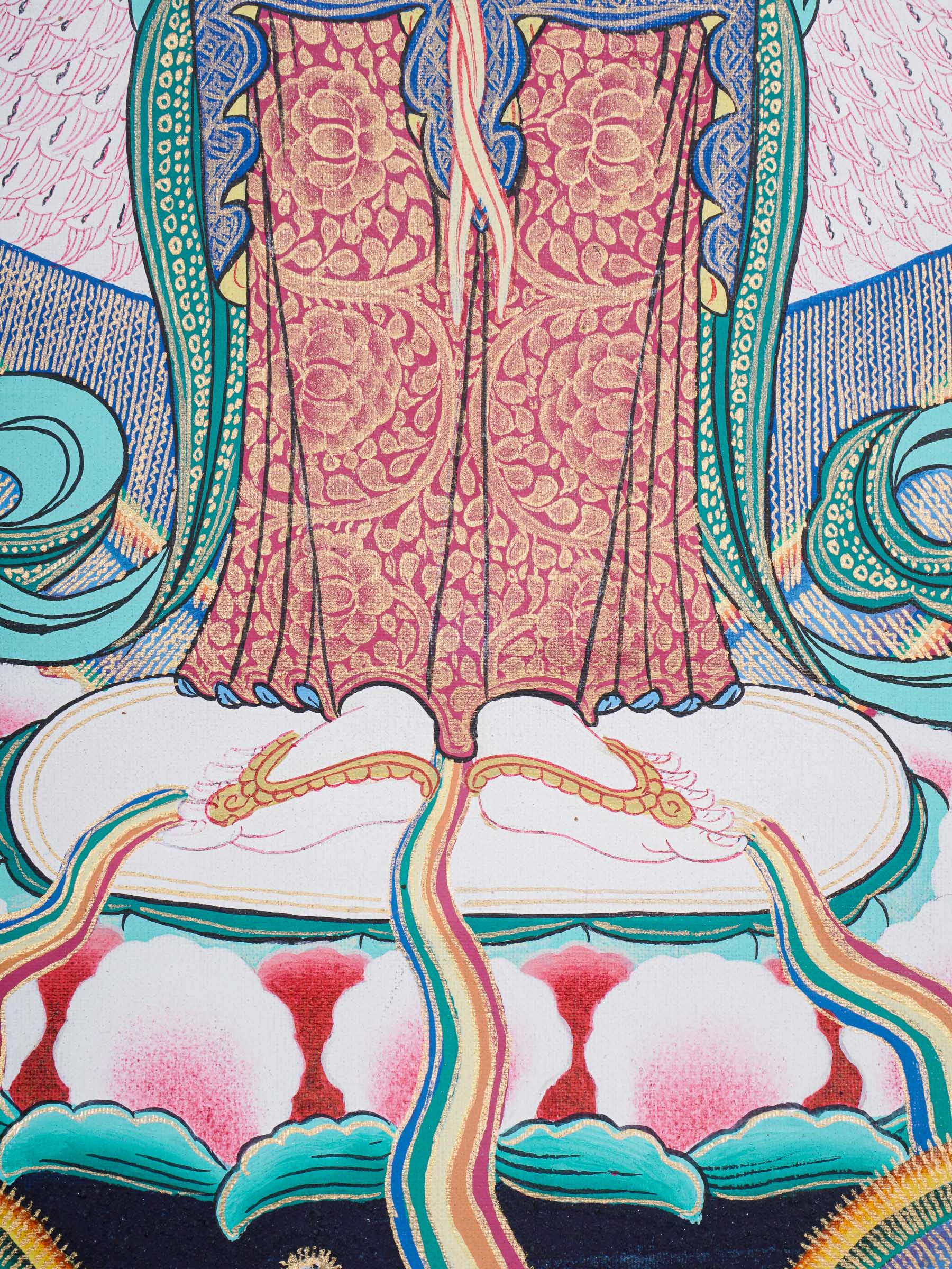 Avalokiteshvara Best Tibetan Thangka painting - Image 12