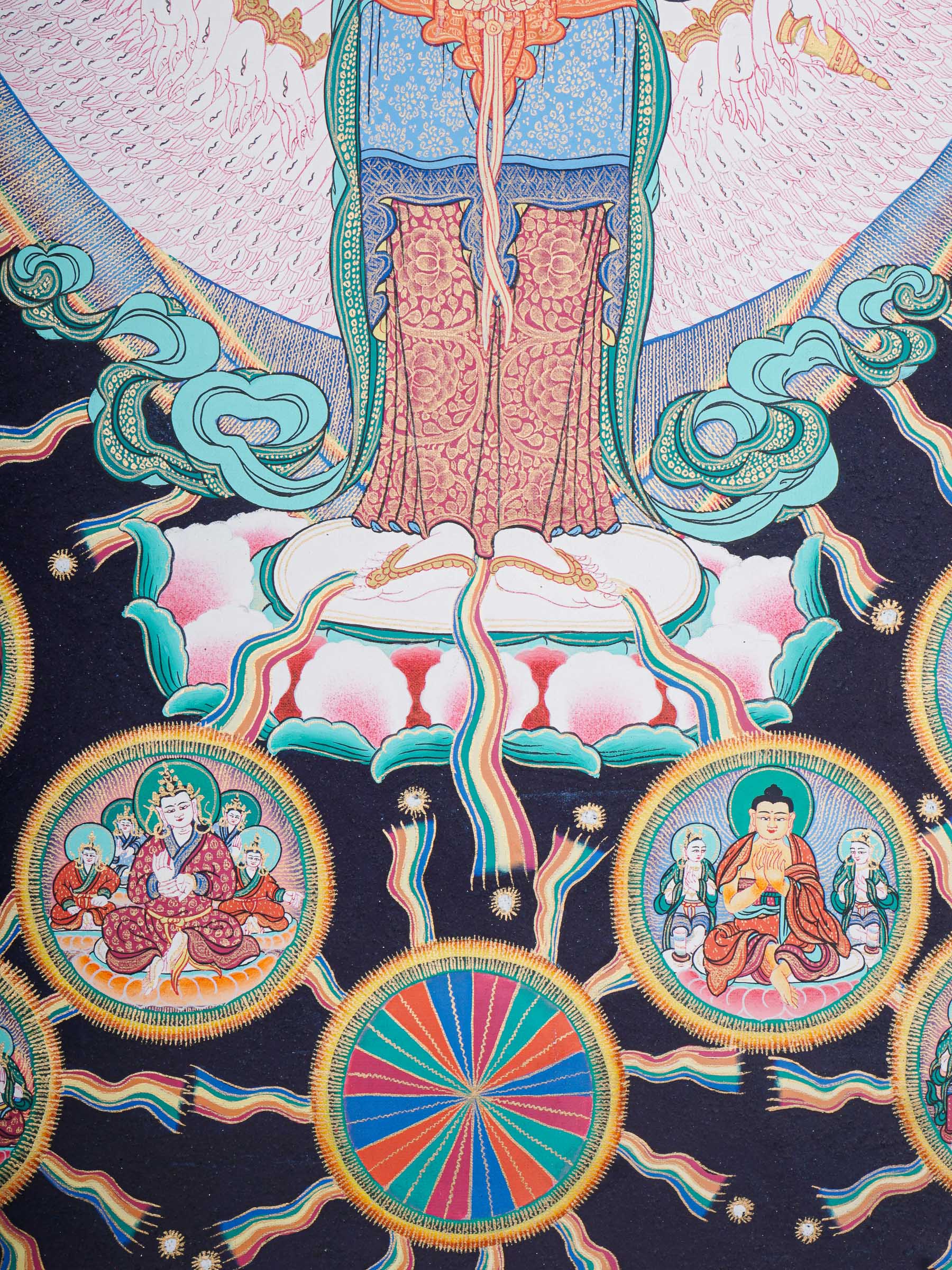 Avalokiteshvara Best Tibetan Thangka painting - Image 8