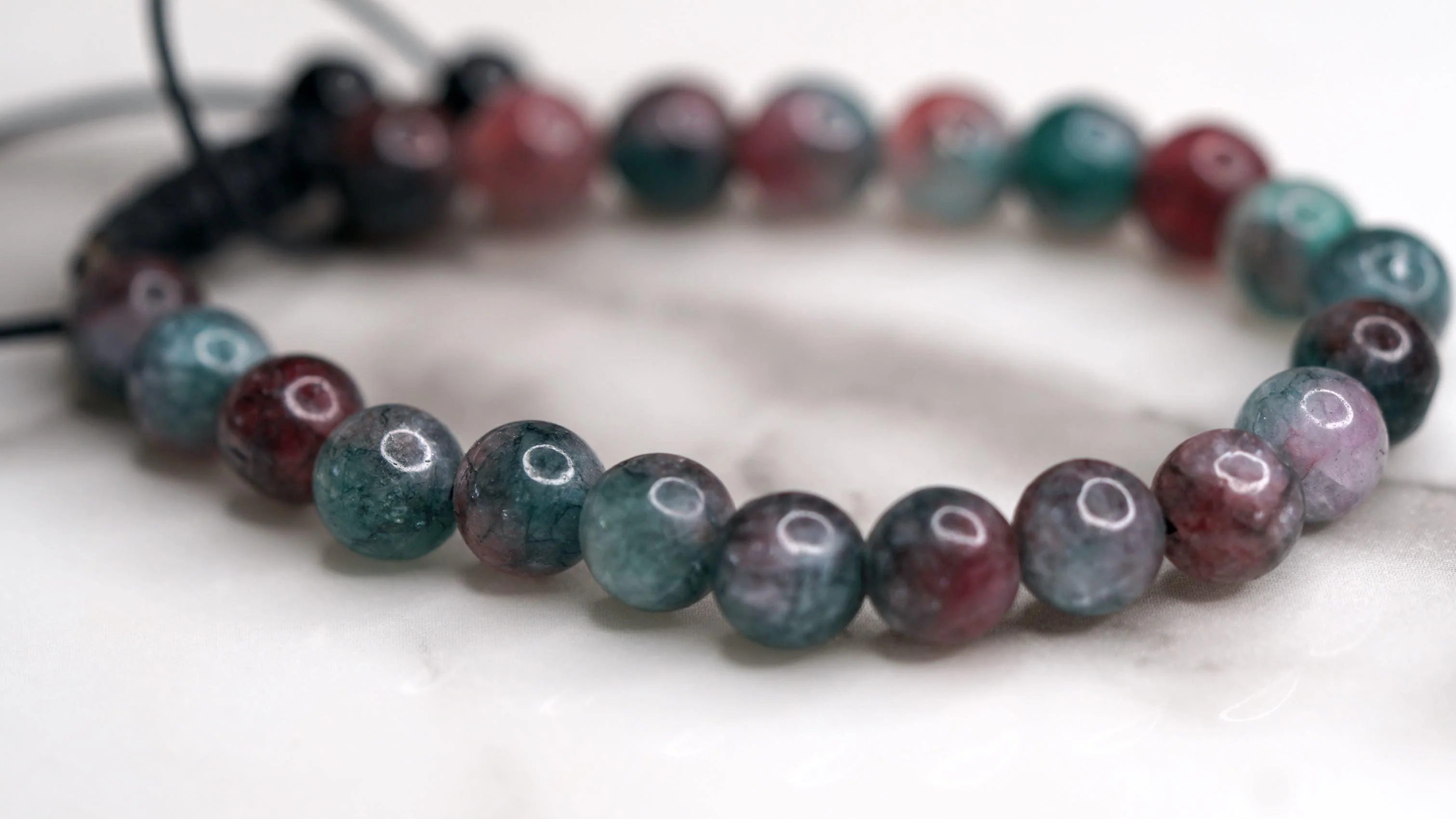 Blood Stone handmade wrist Bracelets | 100% Natural stone - Image 4