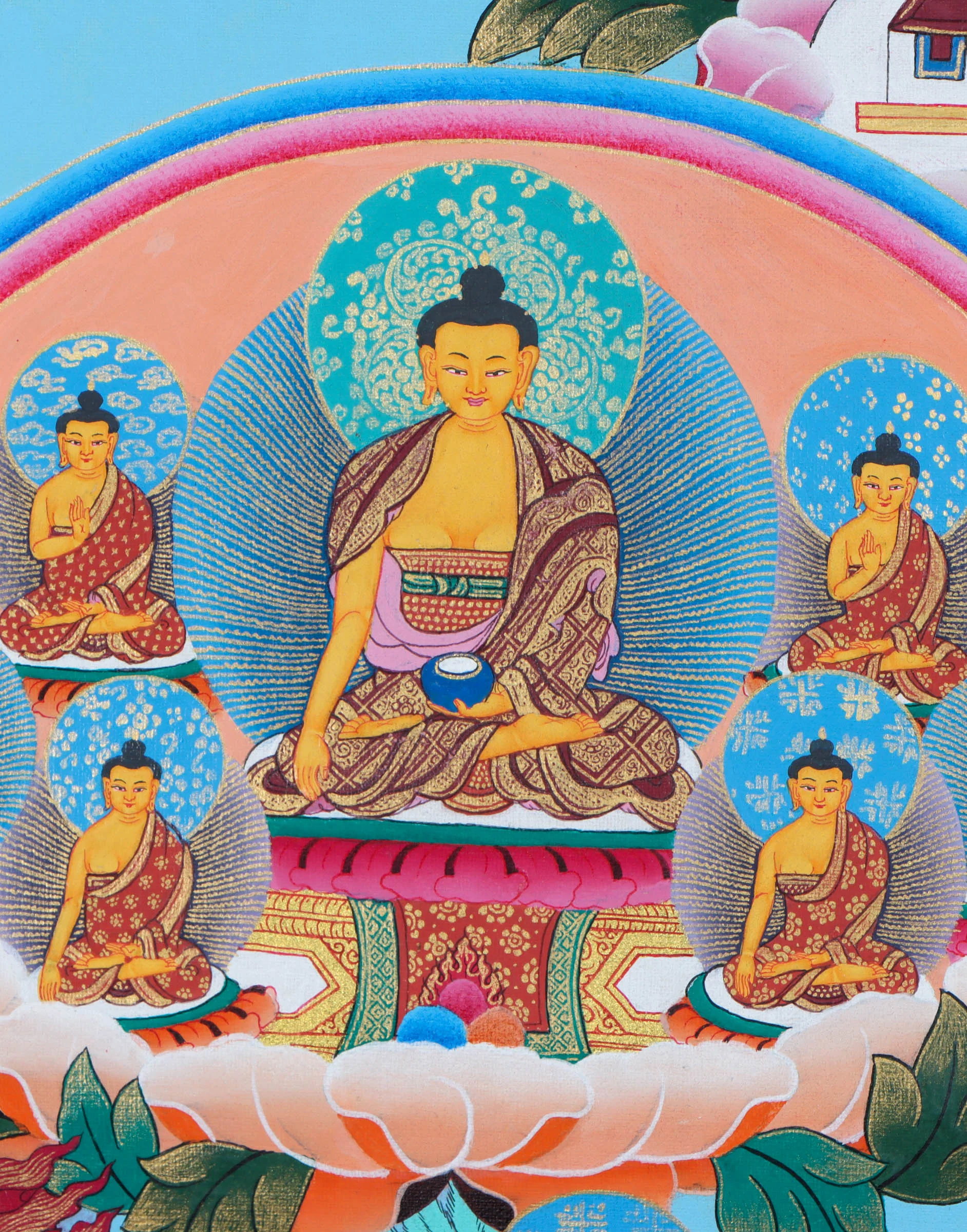 Buddha Shakti Thangka - Image 3