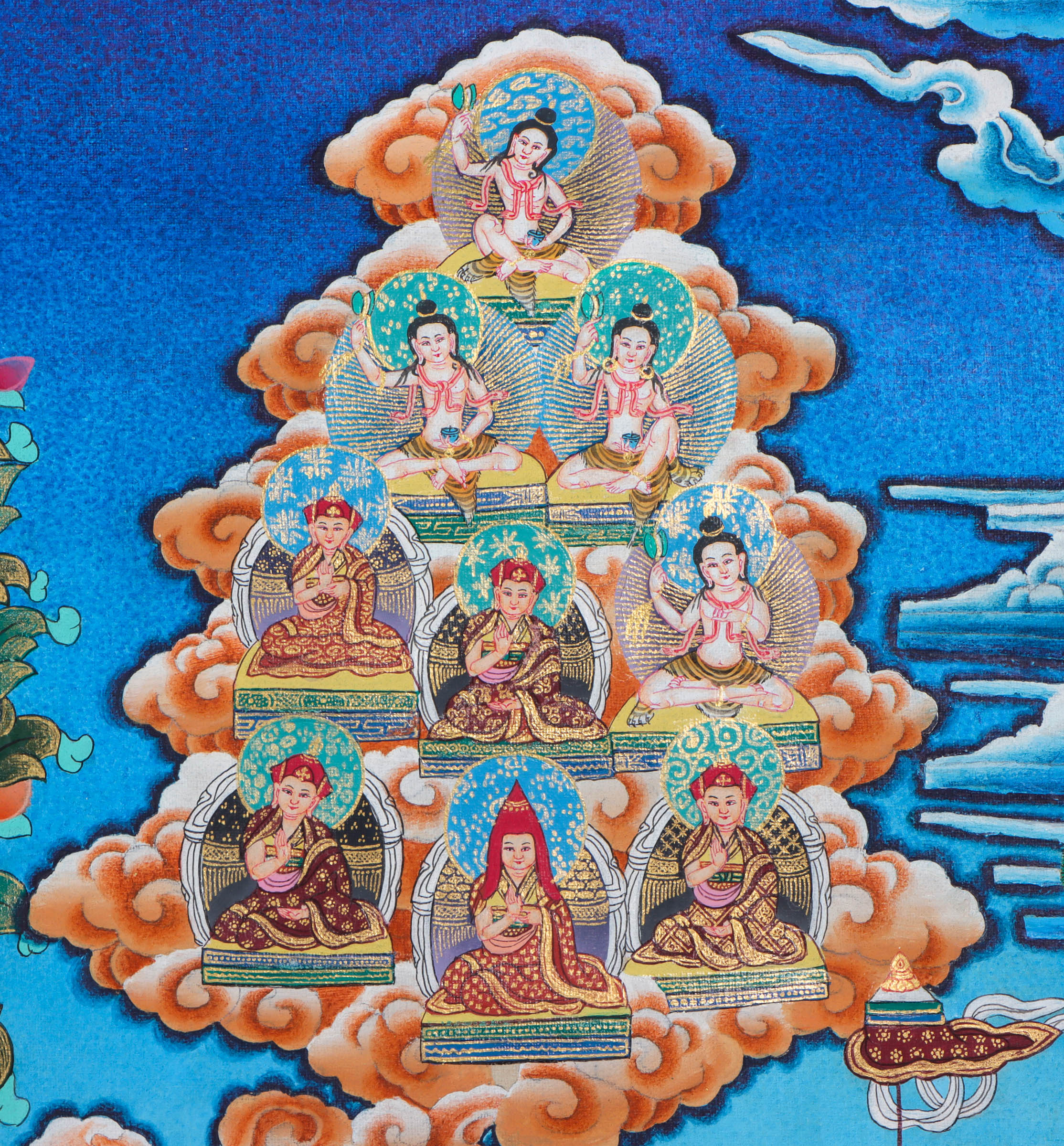 Buddha Shakti Thangka - Image 7