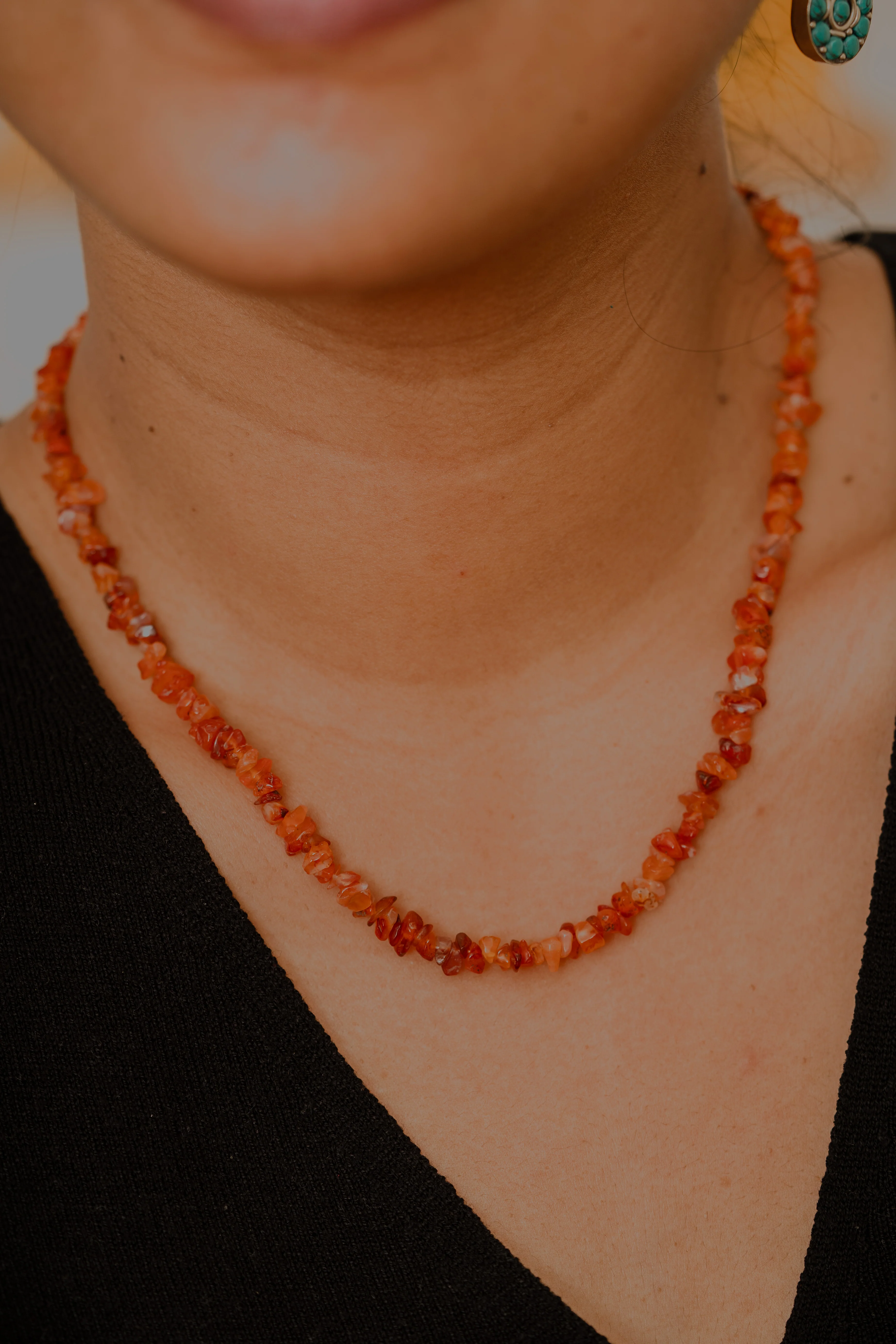 Carnelian crystal Necklace - Image 3
