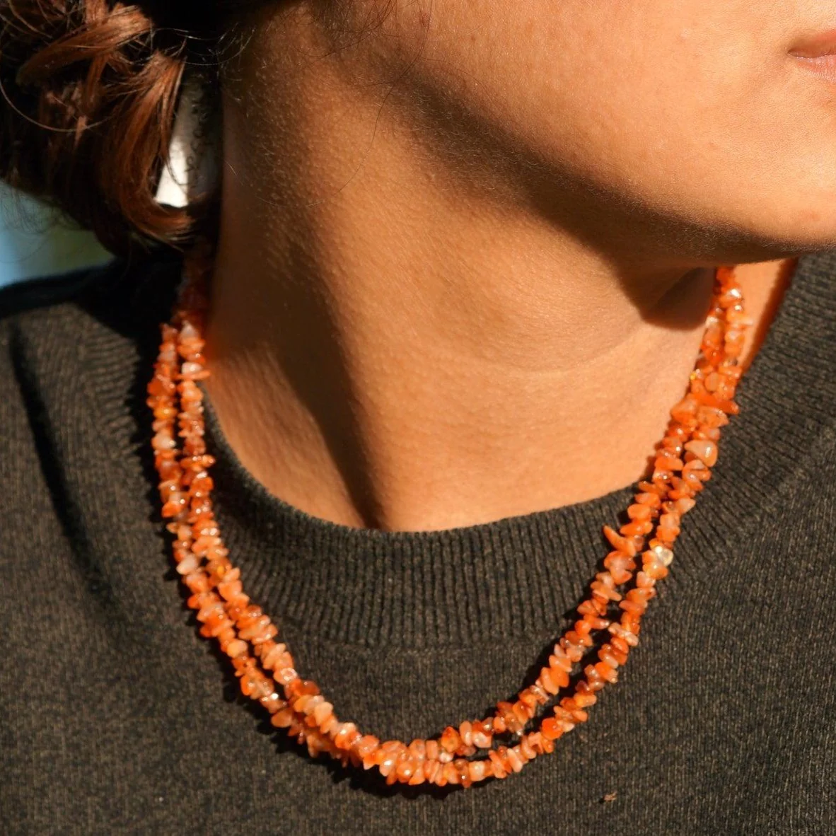 Carnelian crystal Necklace - Image 5
