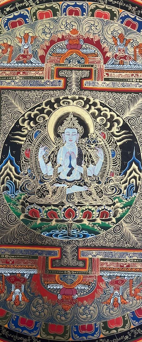 Mandala Thangka with Boddhisattvas - Image 3