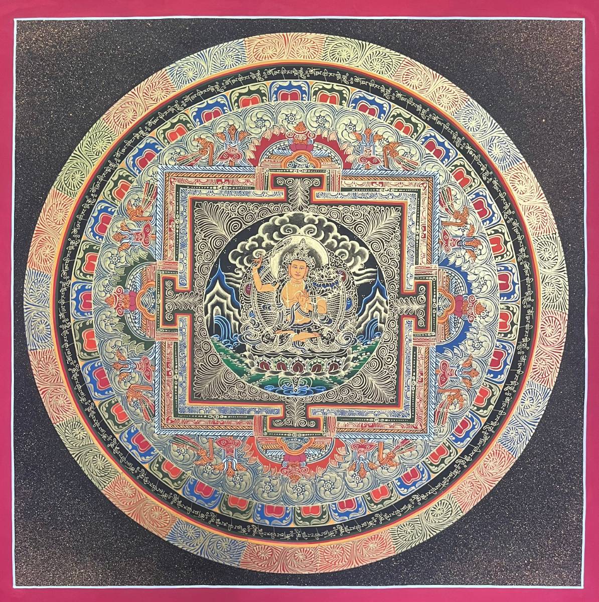 Mandala Thangka with Boddhisattvas - Image 4