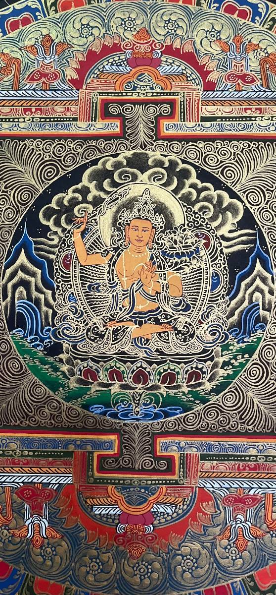 Mandala Thangka with Boddhisattvas - Image 6
