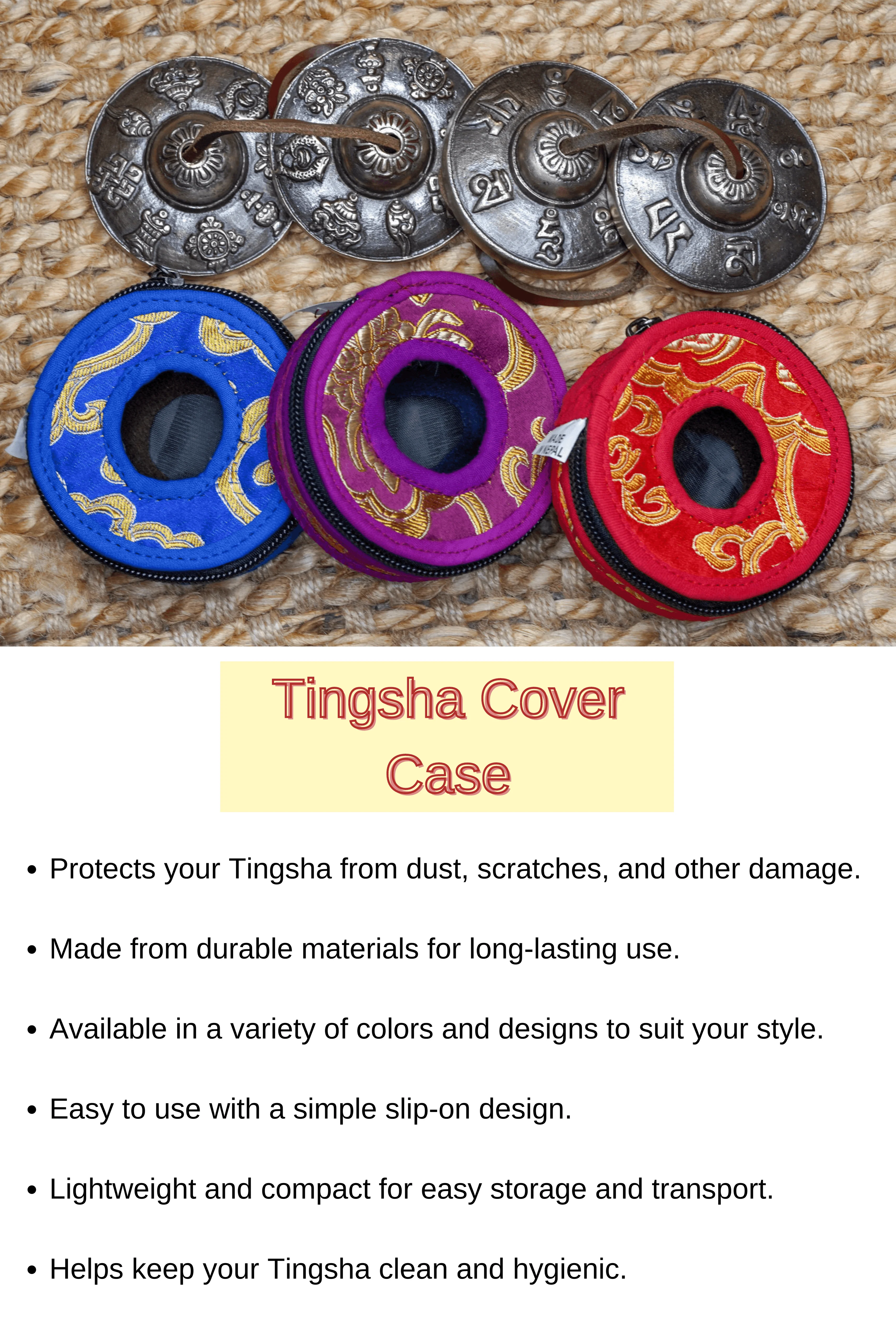 Handmade Tingsha Cover Case - Image 7