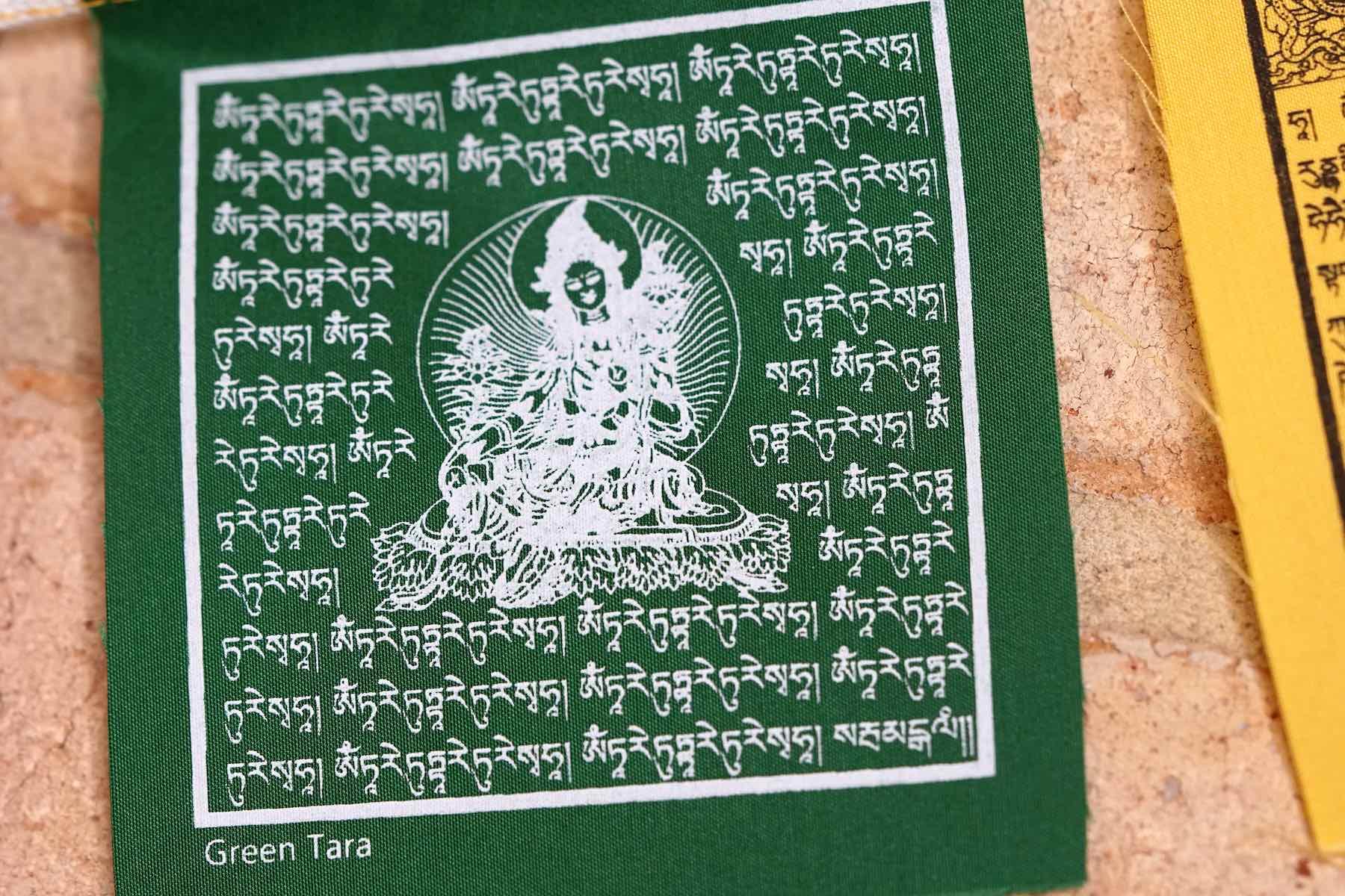 High Quality Cotton Small Tibetan Prayer Flag | Lungta - Image 7