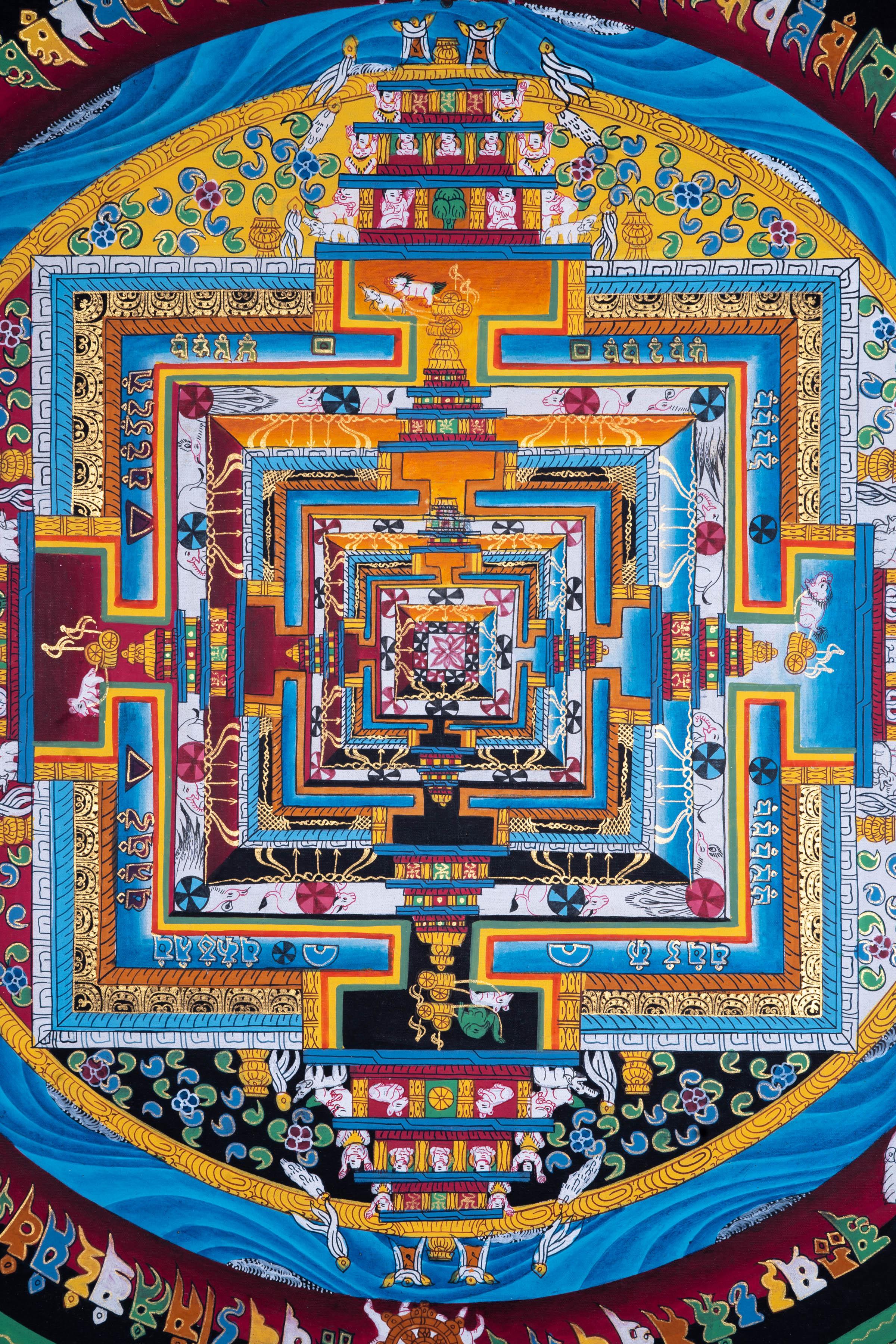 Mandala Wall Hanging | Kalachakra Mandala - Image 3