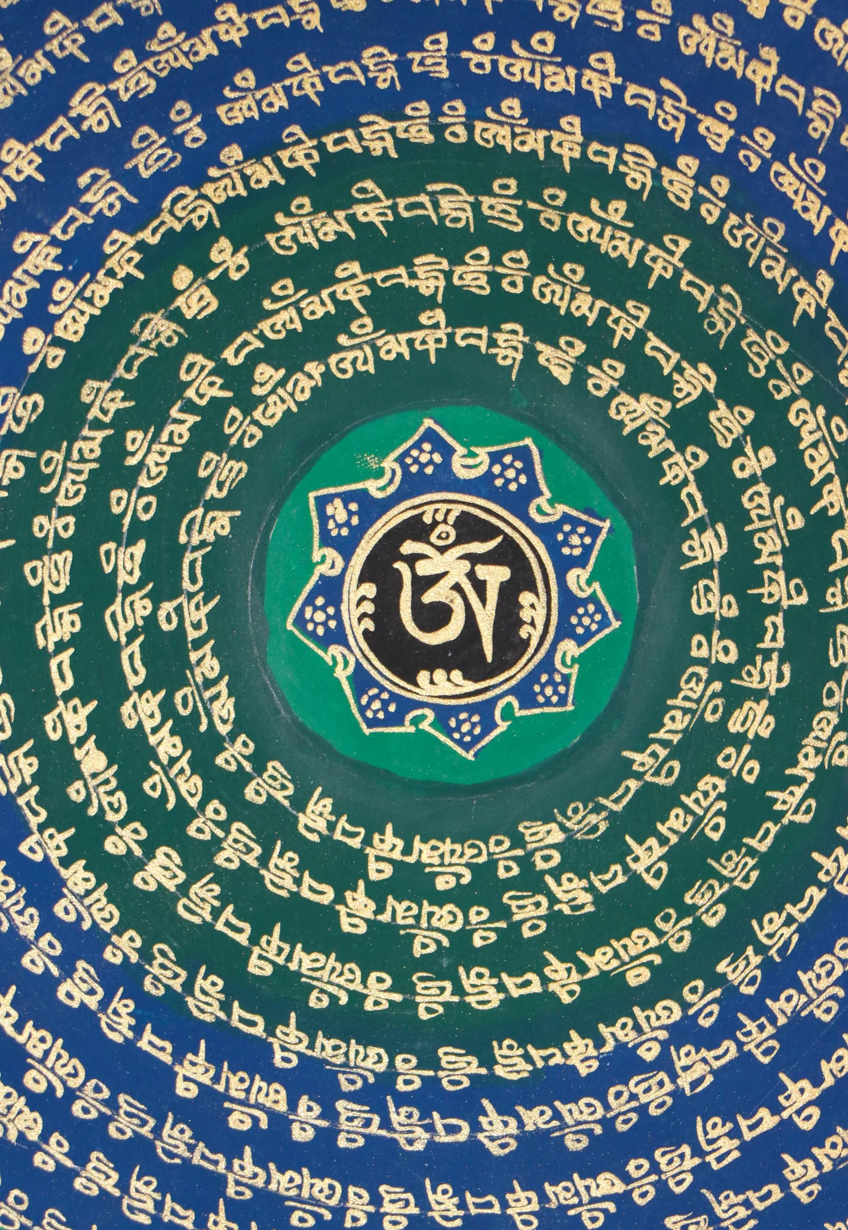 Mantra Mandala Thangka Painting - Image 4
