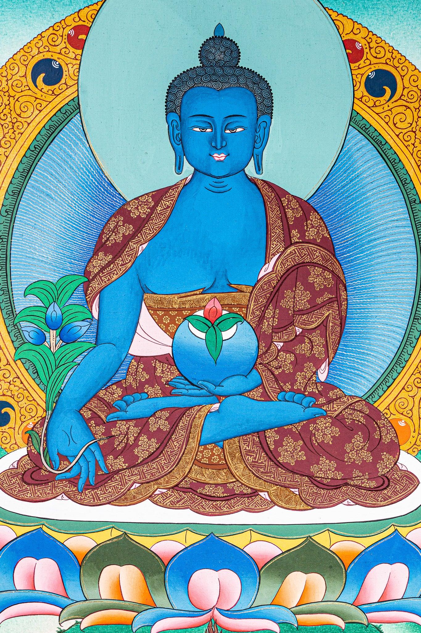 Medicine Buddha Thangka - Image 3