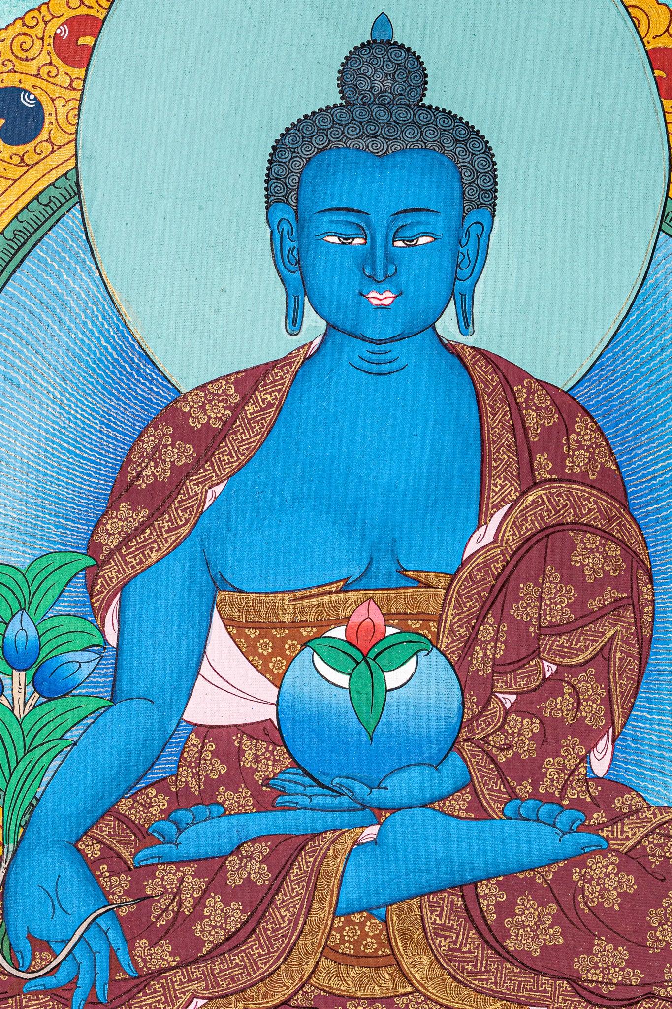 Medicine Buddha Thangka - Image 4