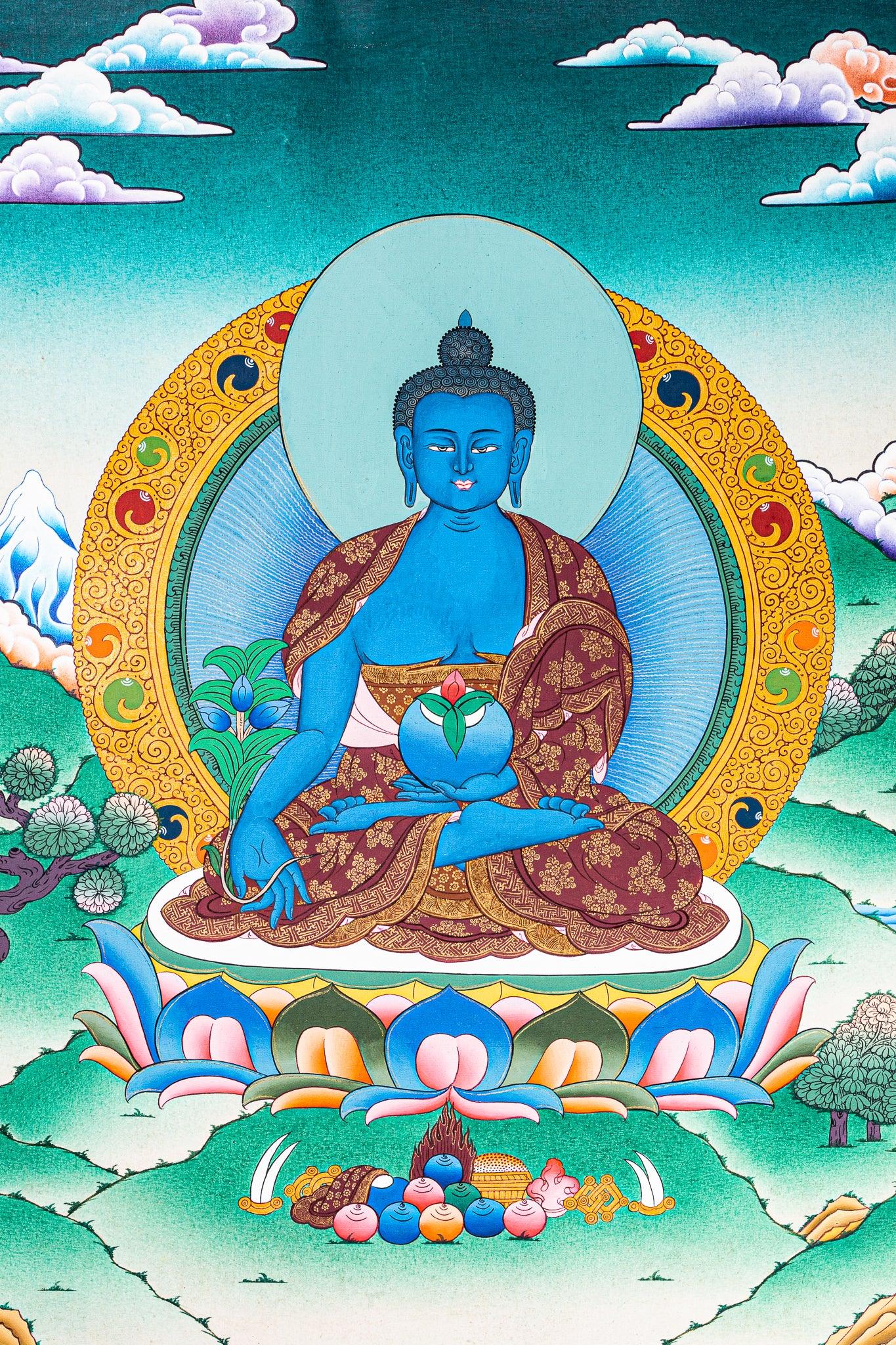 Medicine Buddha Thangka - Image 5