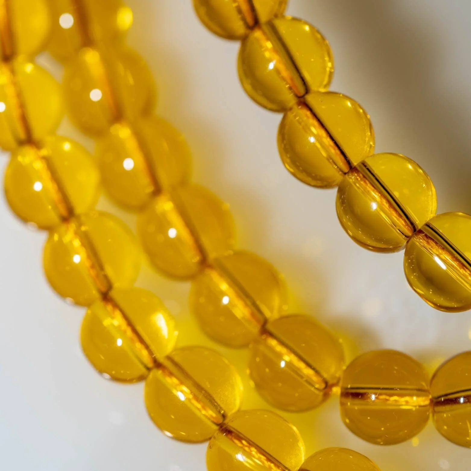 Natural Citrine Beaded Necklace - Image 3