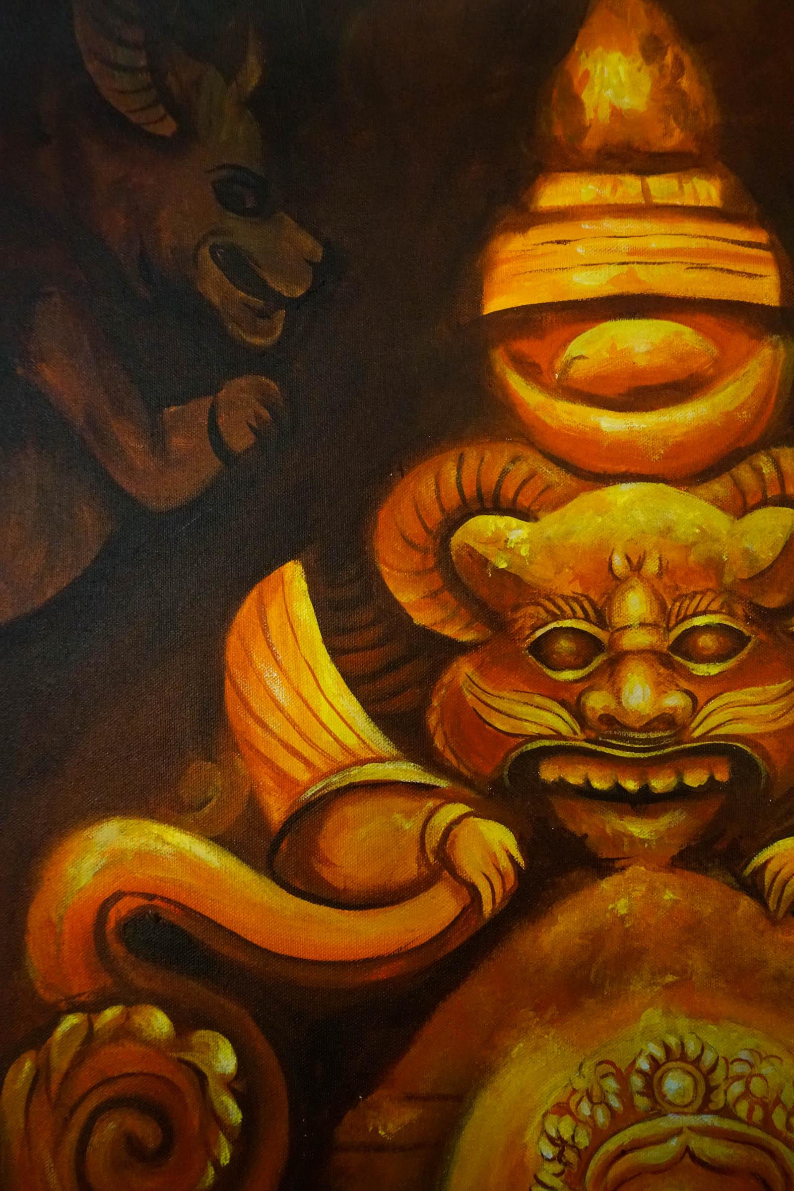 Oil painting of Lord Ganesh - Image 5