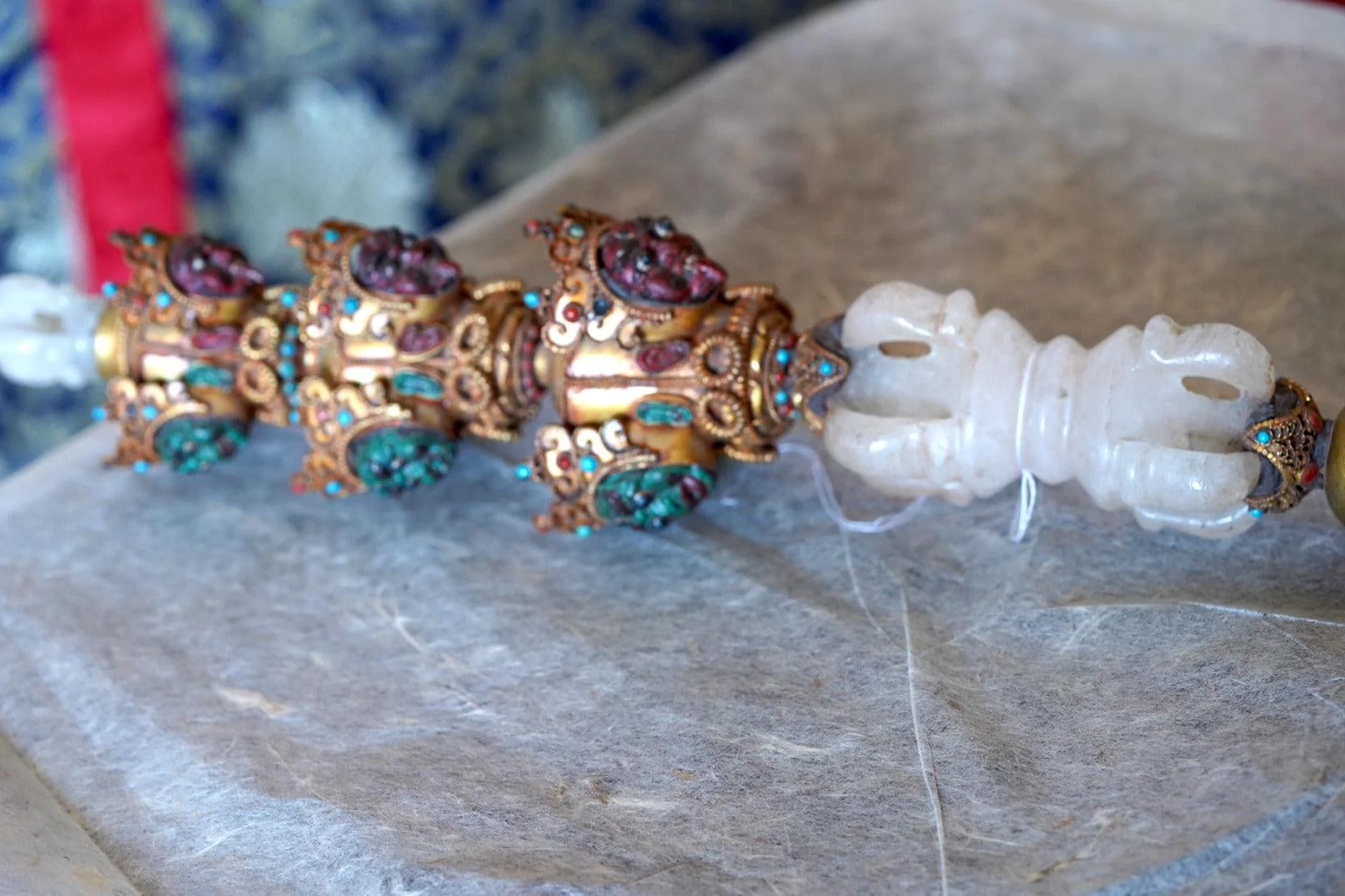 Old Tibet Tantra Dorje Phurba Dagger - Image 7