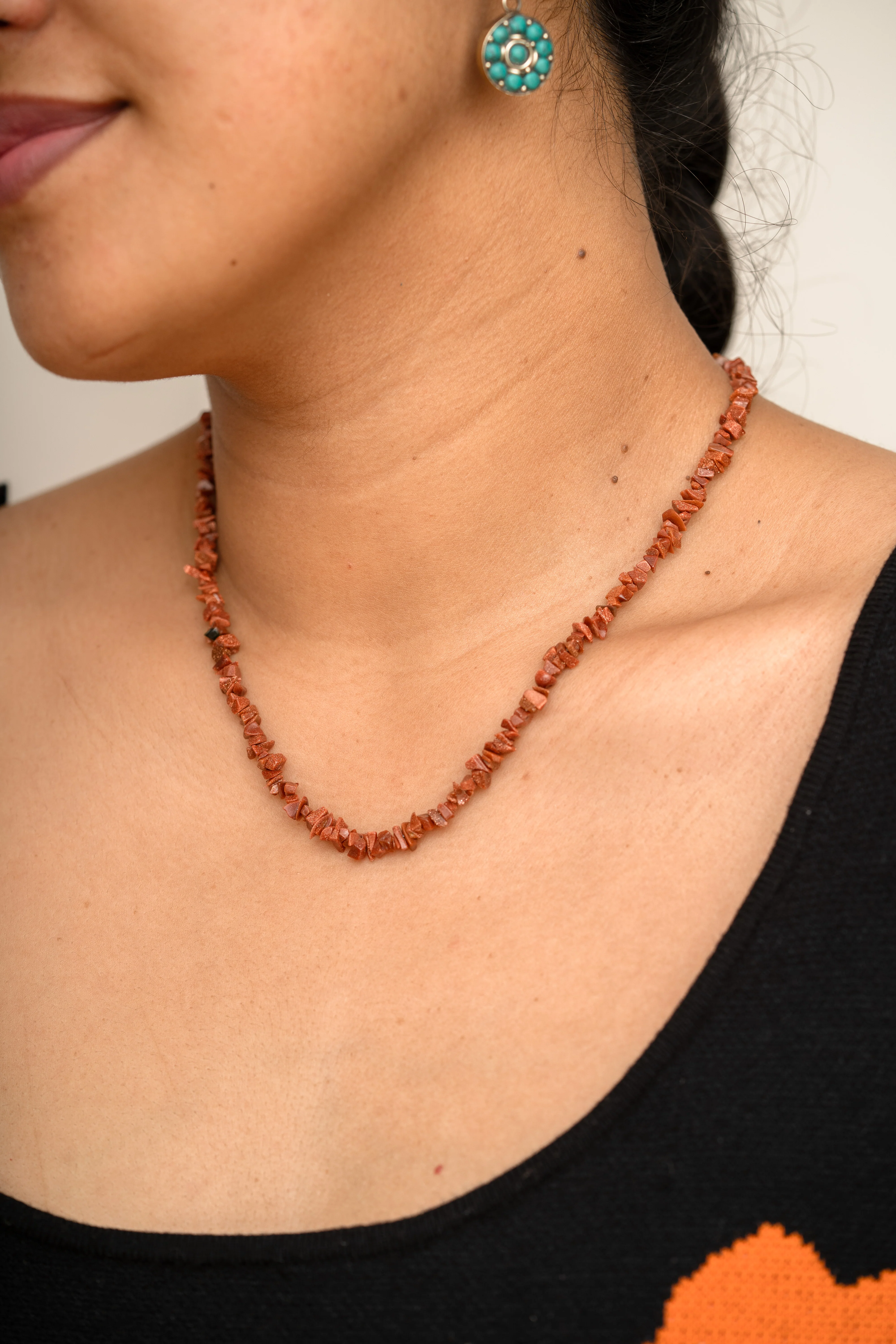 Red Jasper Chips crystal necklace - Image 4