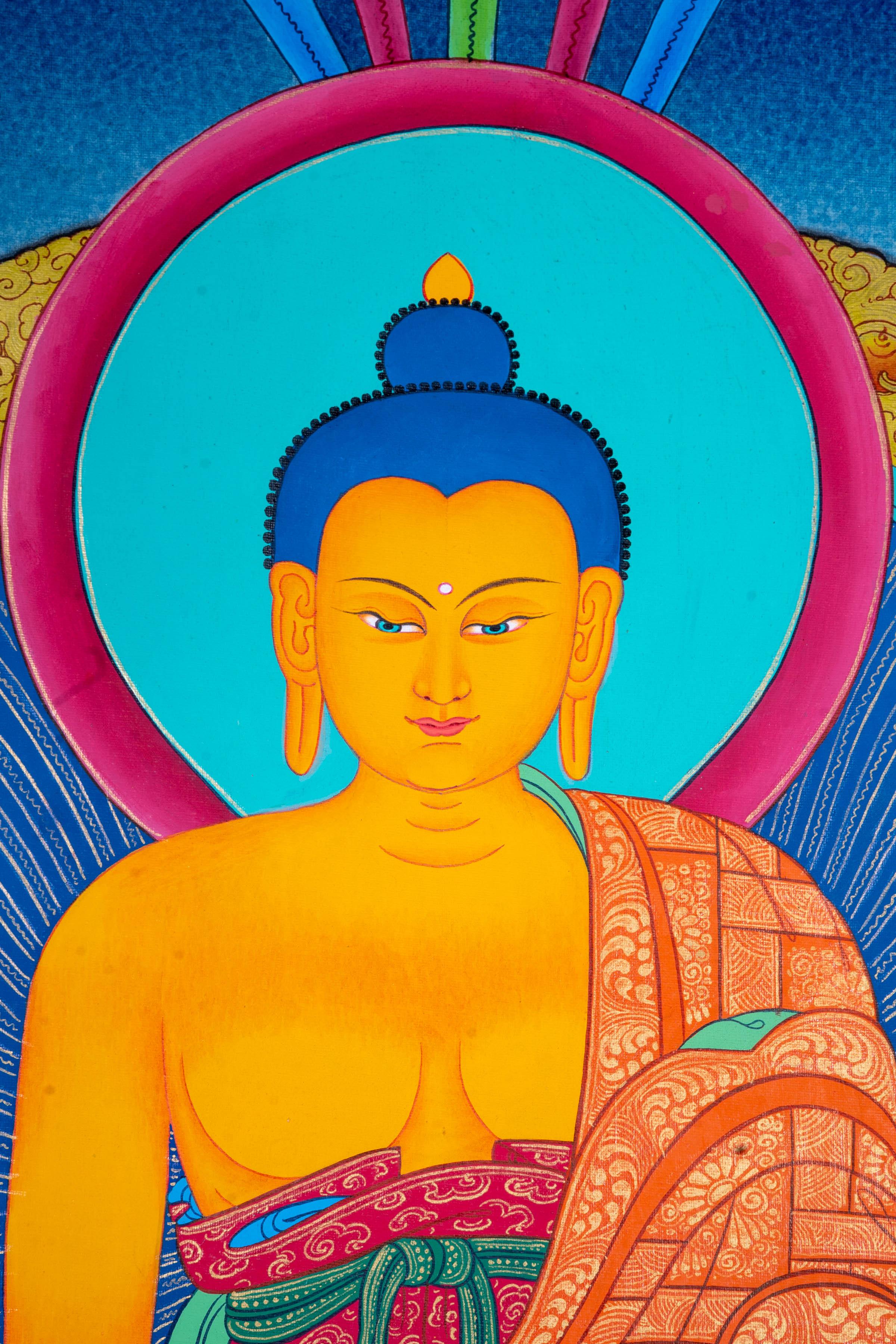 Shakyamuni Buddha Thangka Painting - Image 3