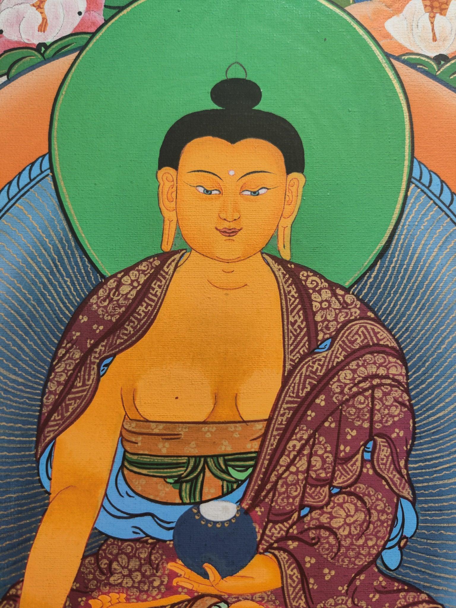 Shakyamuni Buddha Thangka Painting - Image 3