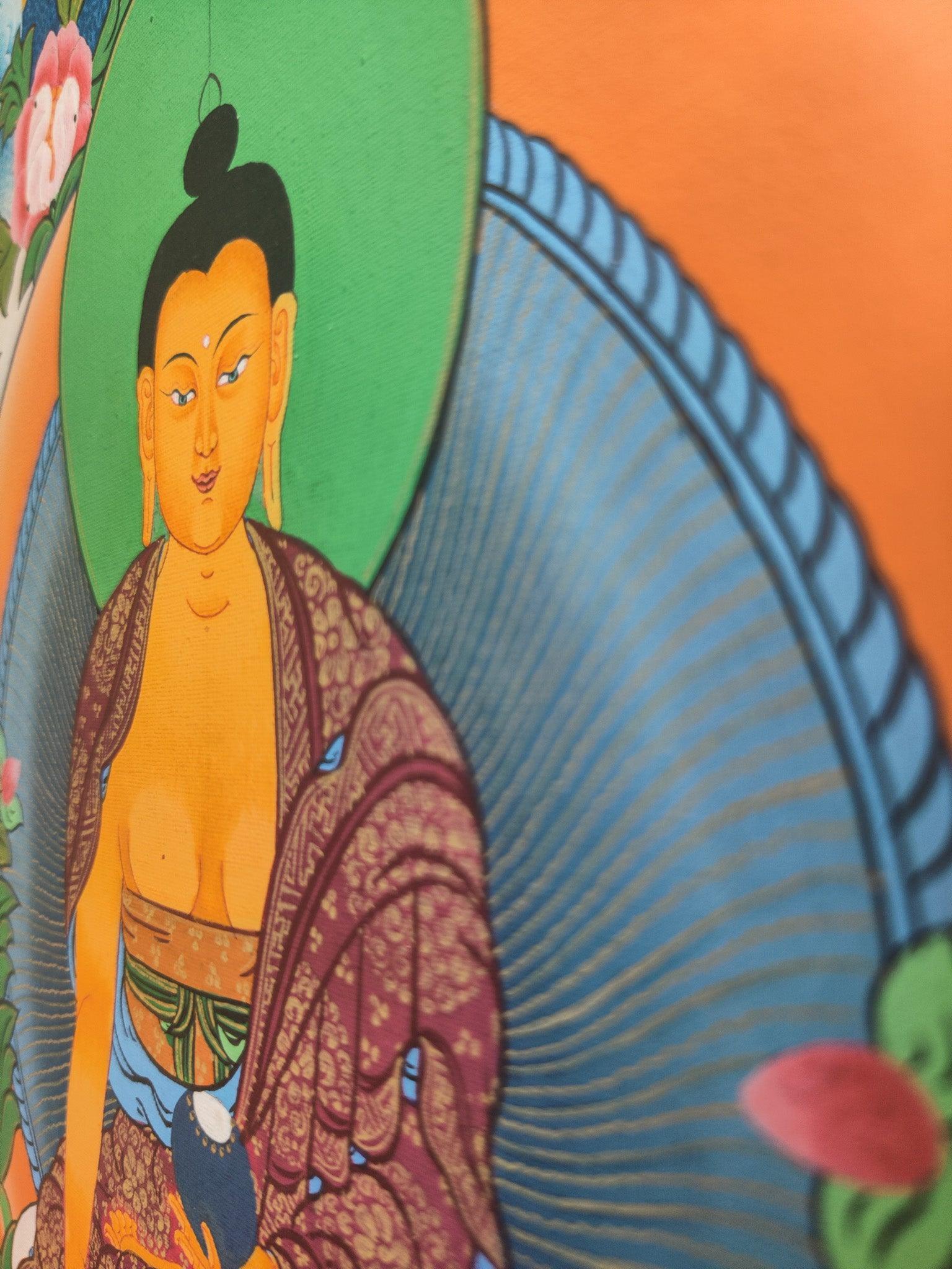 Shakyamuni Buddha Thangka Painting - Image 5