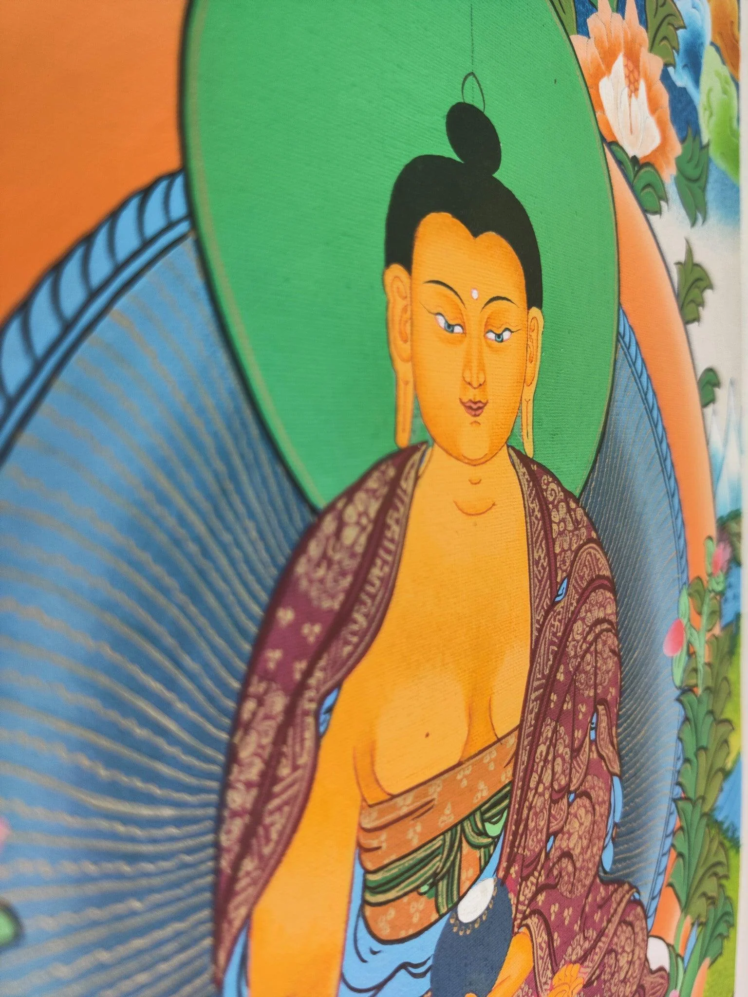 Shakyamuni Buddha Thangka Painting - Image 6