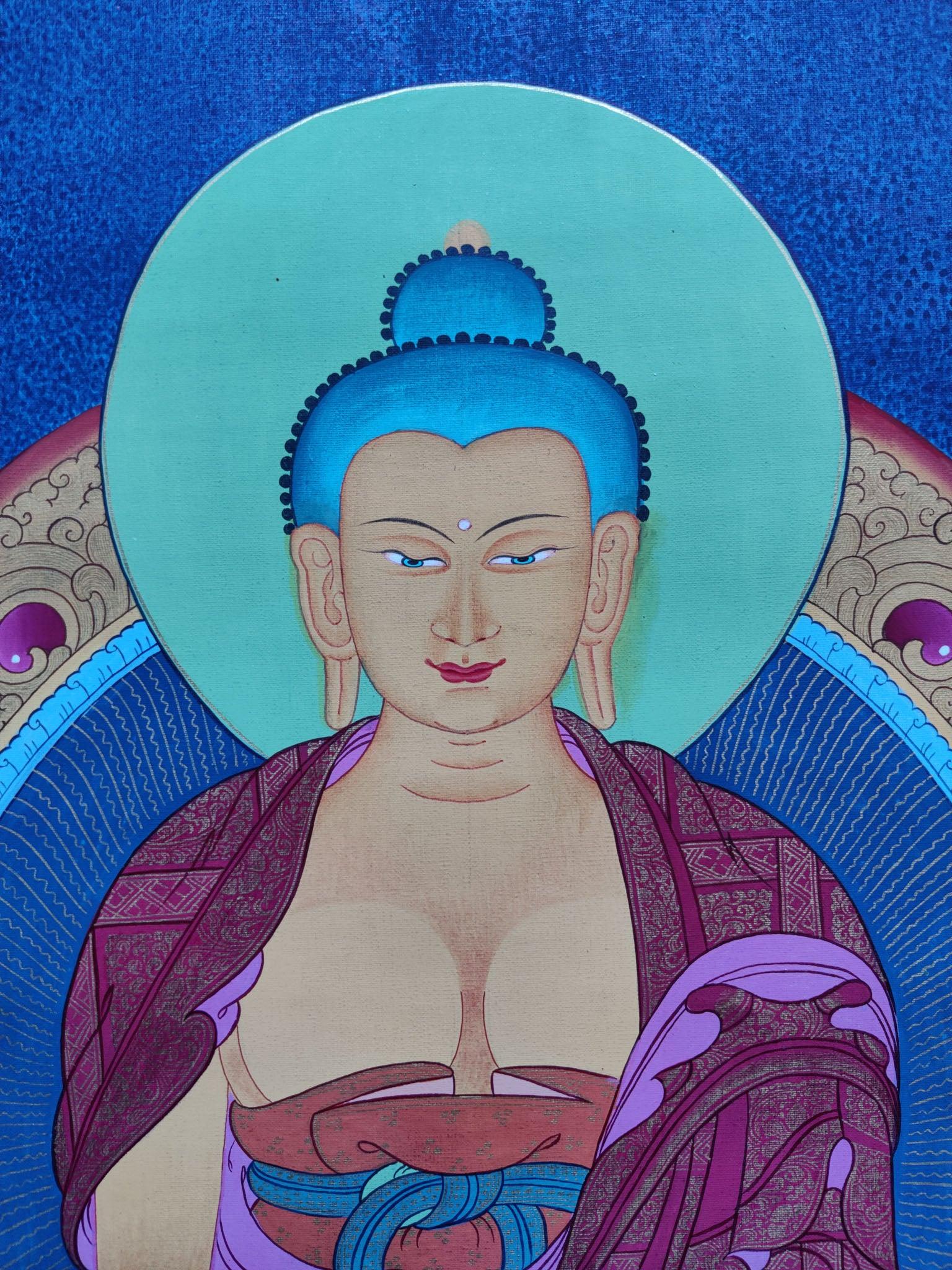 Shakyamuni Buddha Thangka Painting - Image 3