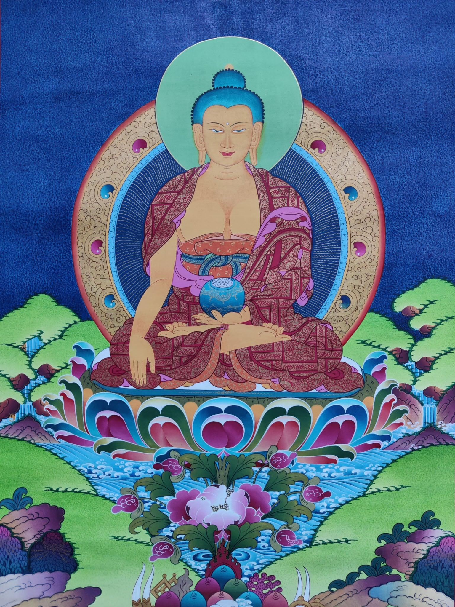 Shakyamuni Buddha Thangka Painting - Image 4