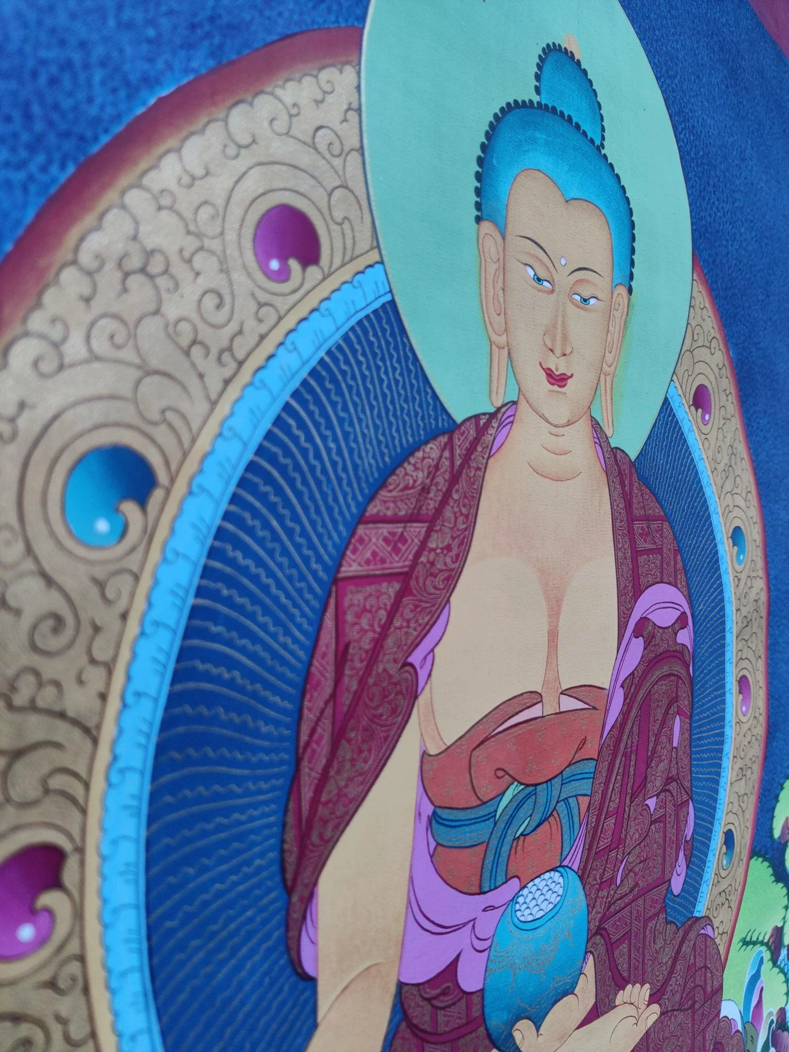 Shakyamuni Buddha Thangka Painting - Image 5