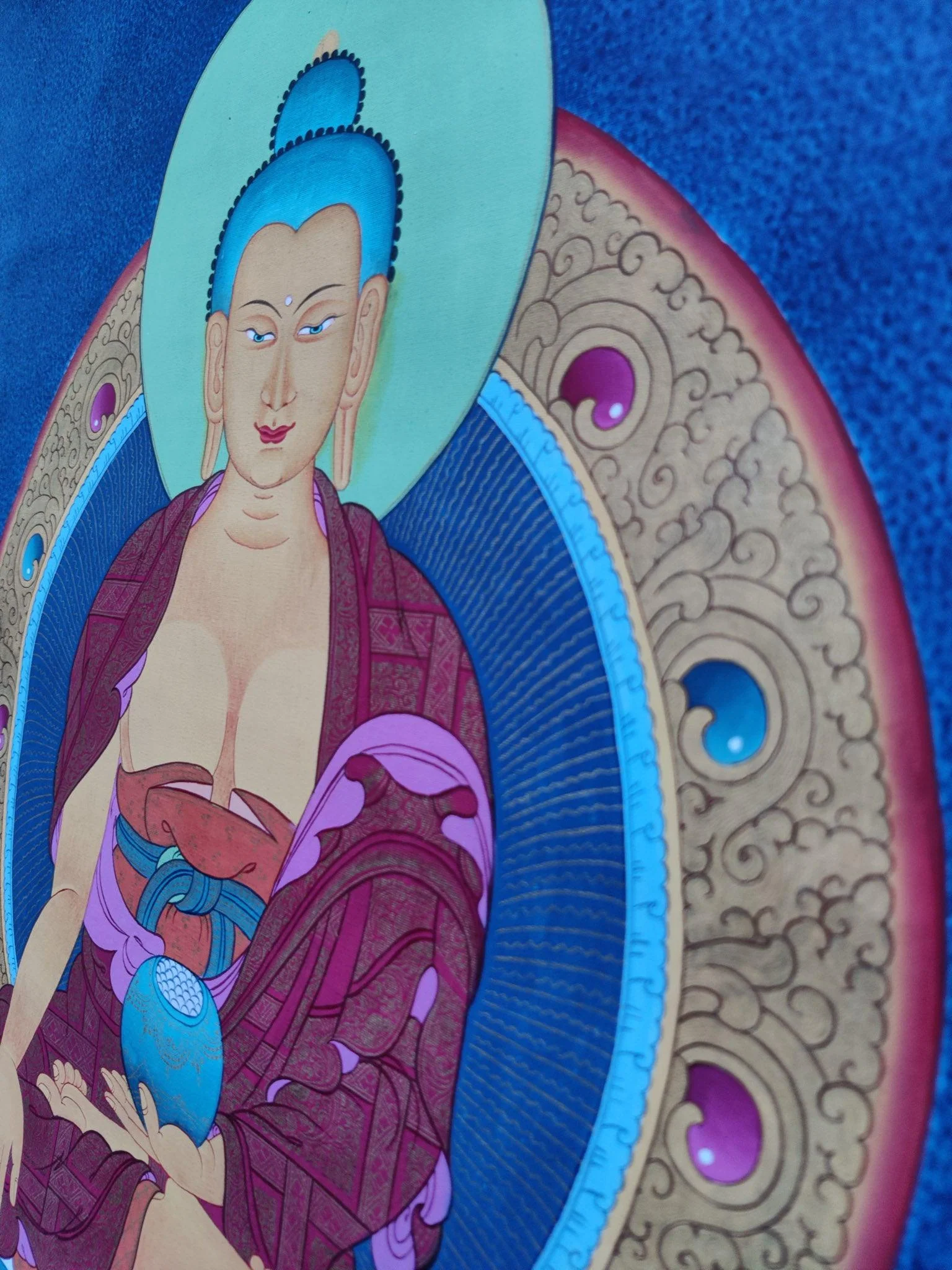 Shakyamuni Buddha Thangka Painting - Image 6