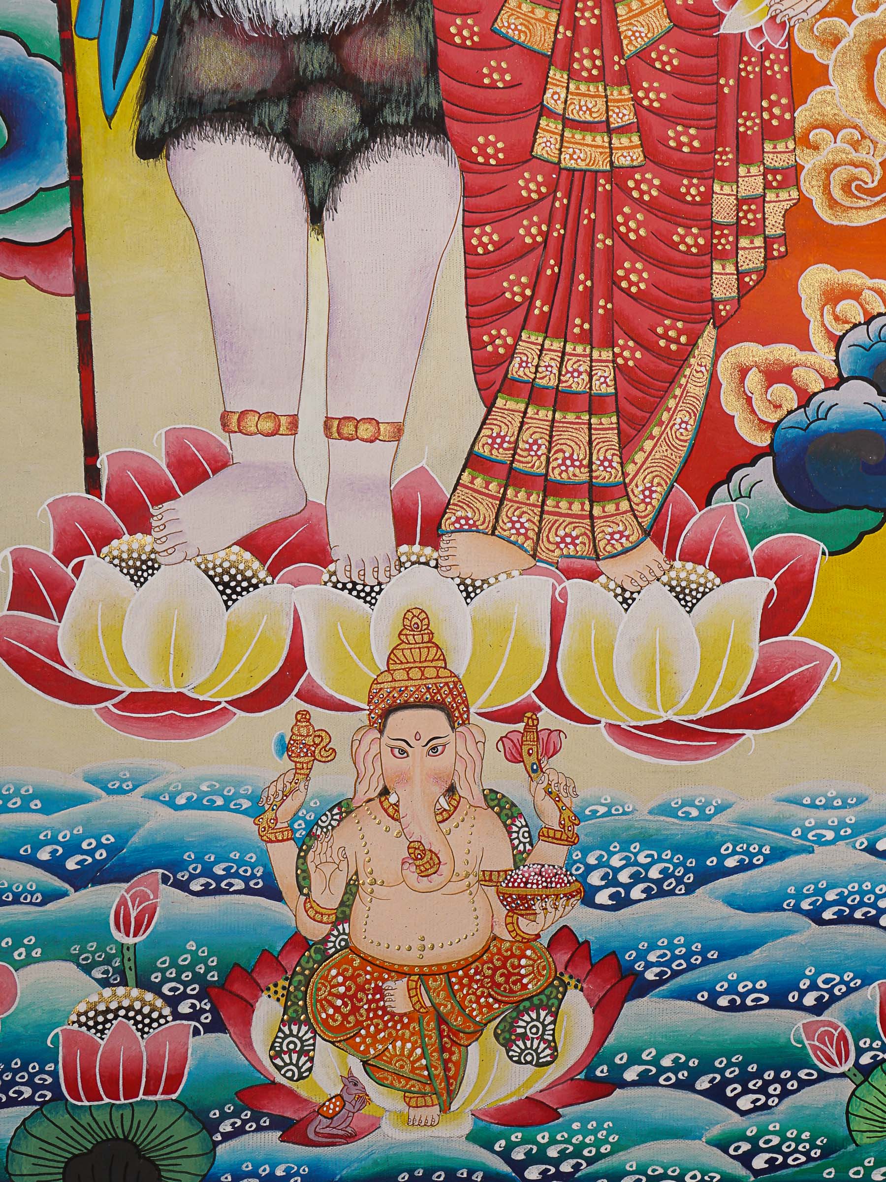 Shiva Shakti Thangka - Image 10