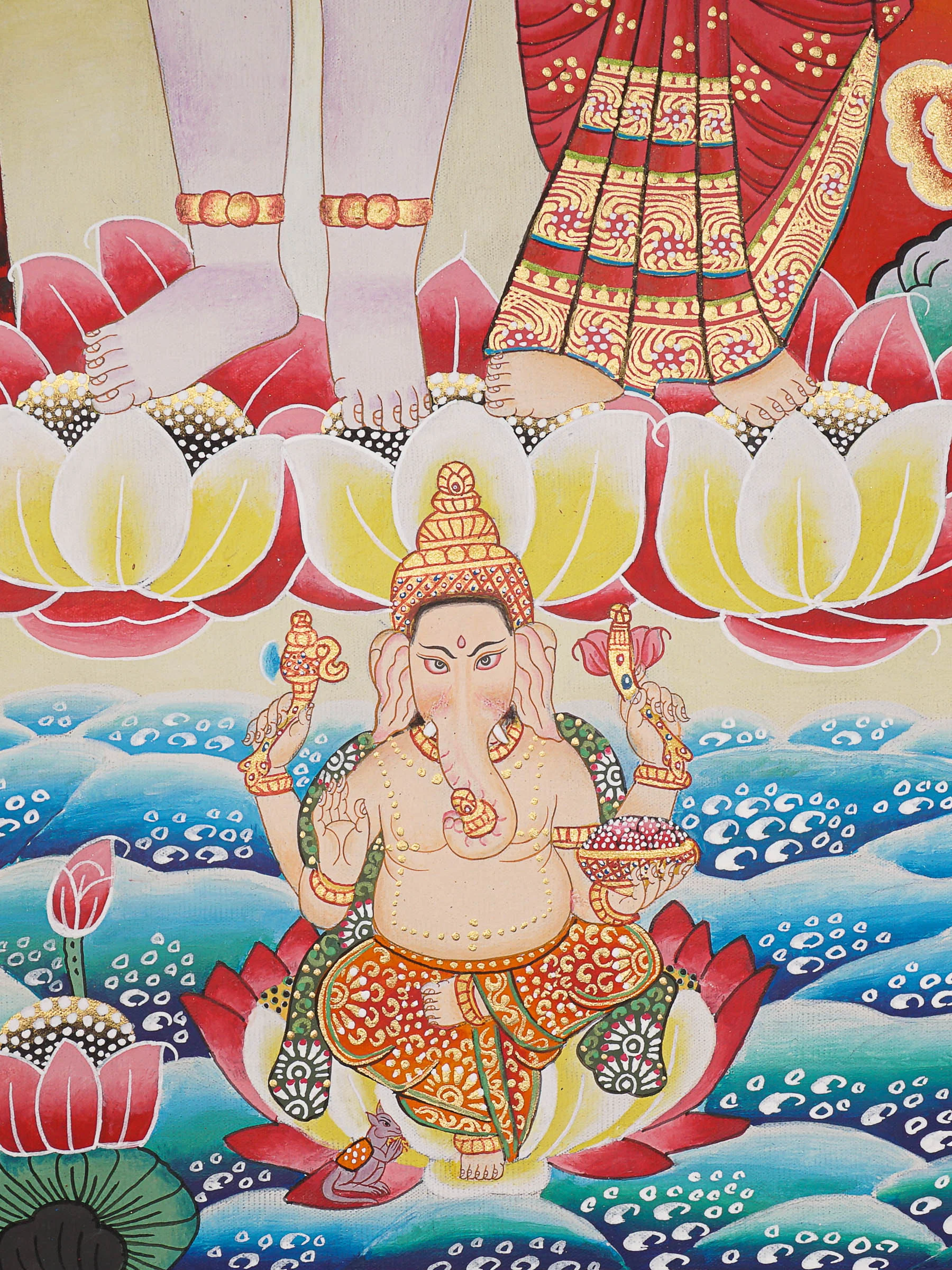 Shiva Shakti Thangka - Image 3