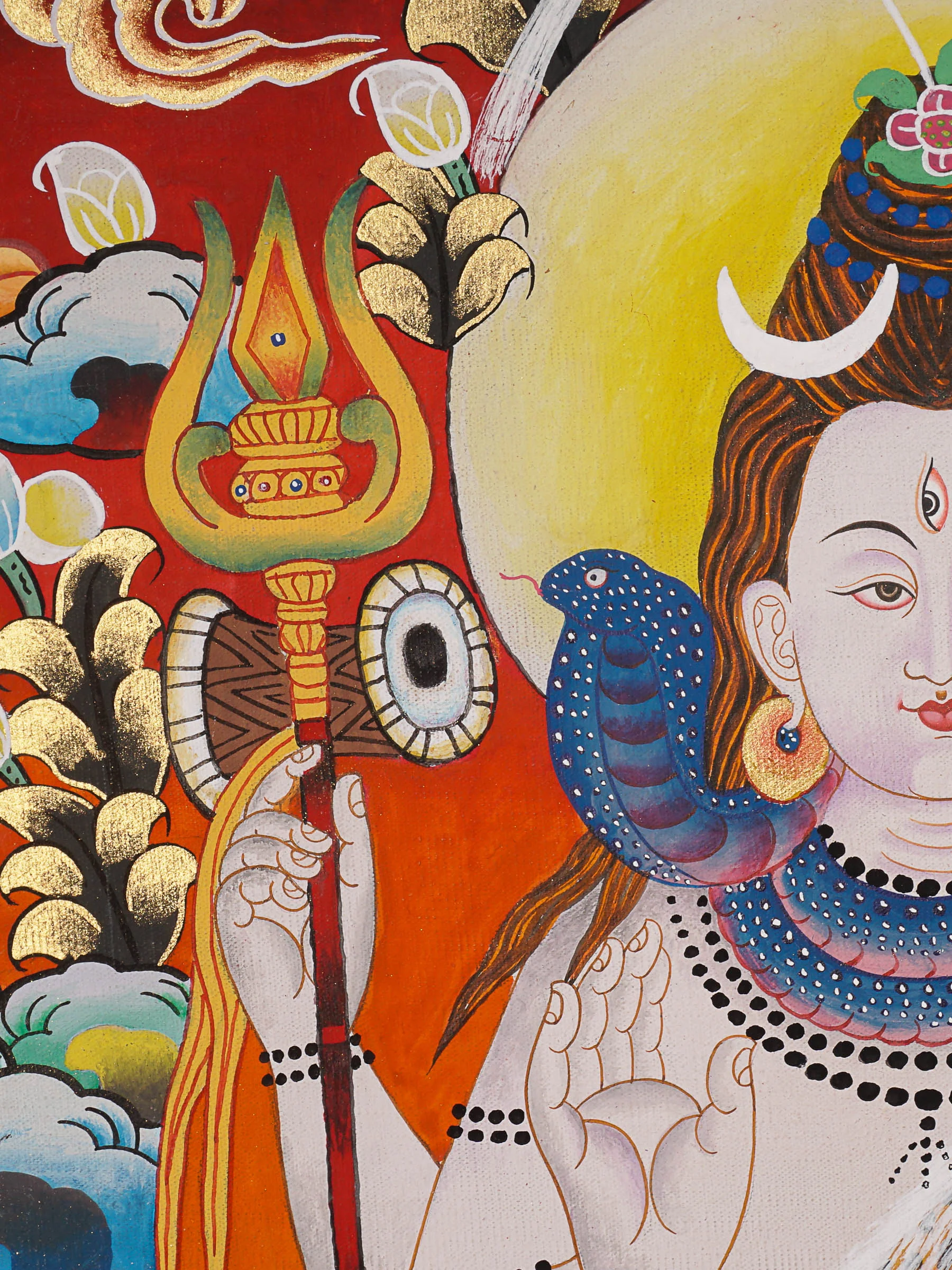 Shiva Shakti Thangka - Image 7