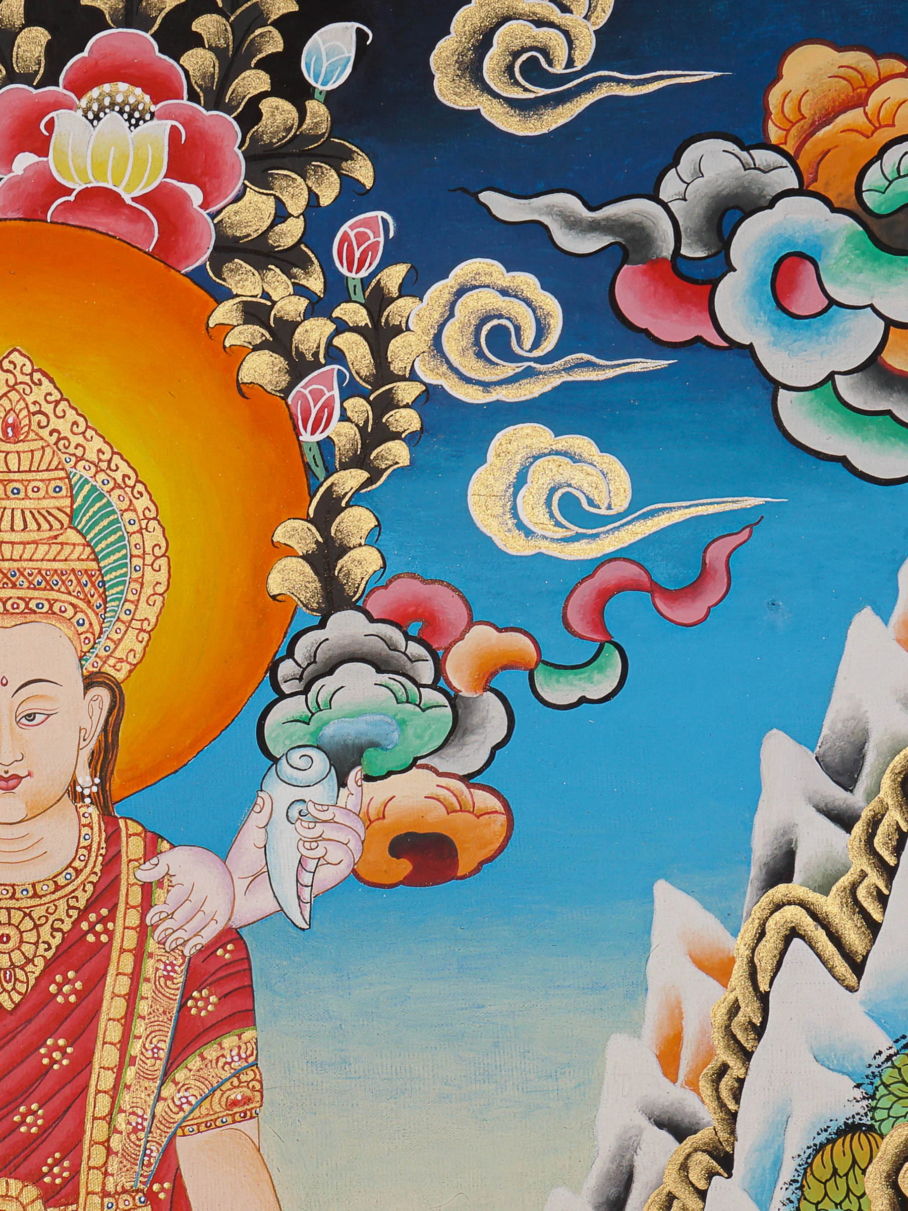 Shiva Shakti Thangka - Image 8