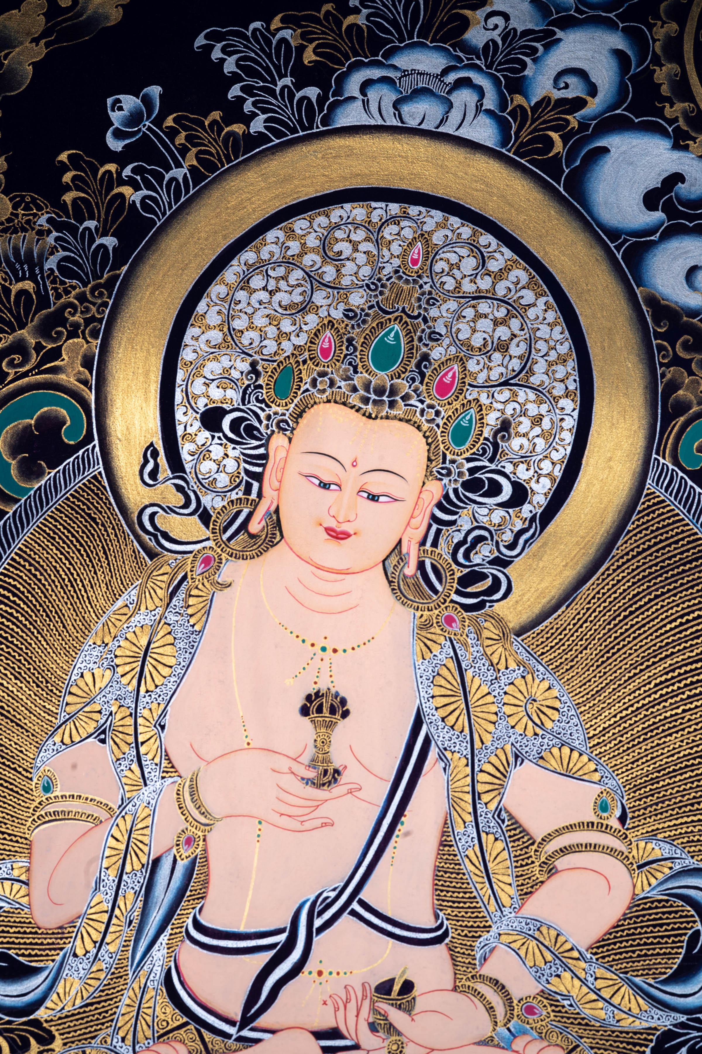 Vajrasattva canvas tibetan art - Image 3